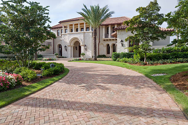 Residential Paver Driveway in Palm Springs, CA